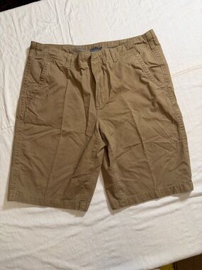 urban pipeline Men's Khaki Flat-Front Shorts